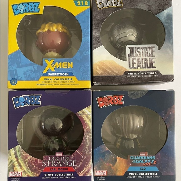 Funko Dorbz lot of 4- Exclusions-Karl Mordo, Cyborg, Sabretooh, and Ego.New! - Picture 8 of 9